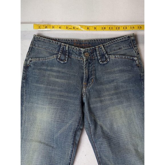 7 Seven bootcut size 26 blue denim jeans - Picture 2 of 10